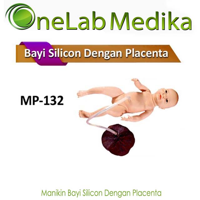 Manikin Bayi Silicon Dengan Placenta