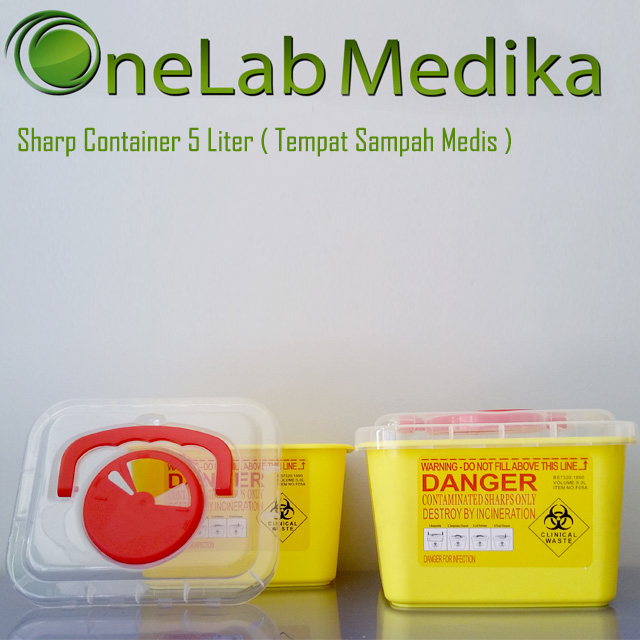 Sharp Container 5 Liter ( Tempat Sampah Medis )