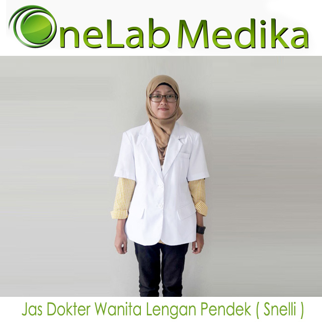 Jas Dokter Wanita Lengan Pendek ( Snelli )