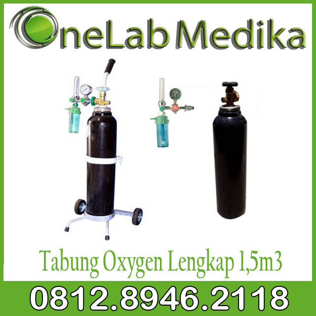 Tabung Oxygen Lengkap 1,5m3