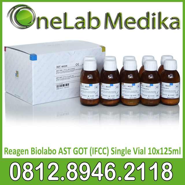 Reagen Biolabo AST GOT (IFCC) Single Vial 10x125ml