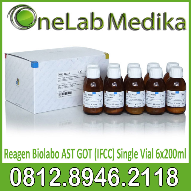 Reagen Biolabo AST GOT (IFCC) Single Vial 6x200ml