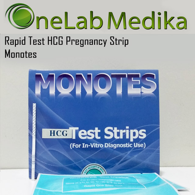 Rapid Test HCG Pregnancy Strip Monotes