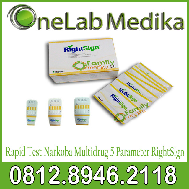 Rapid Test Narkoba Multidrug 5 Parameter RightSign