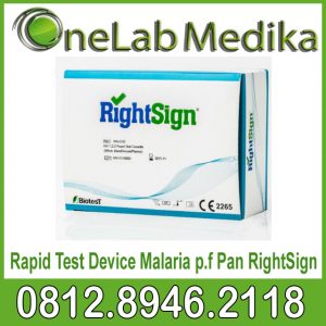 Rapid Test Narkoba Device Malaria p.f Pan RightSign