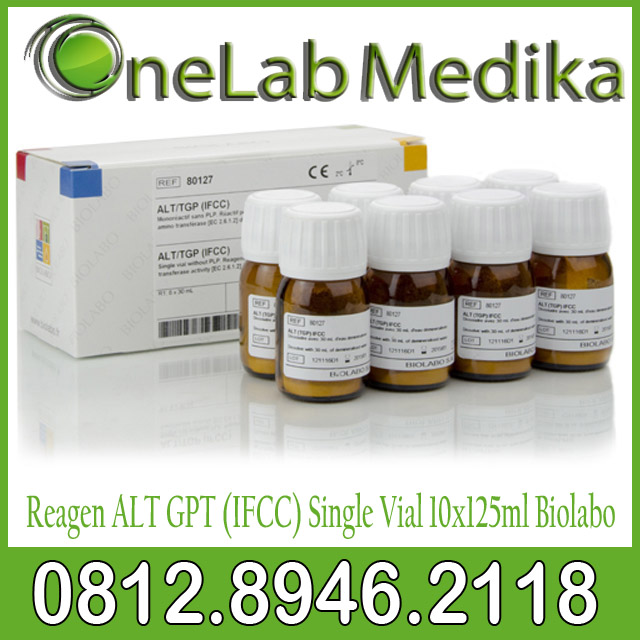 Reagen ALT GPT (IFCC) Single Vial 10x125ml Biolabo