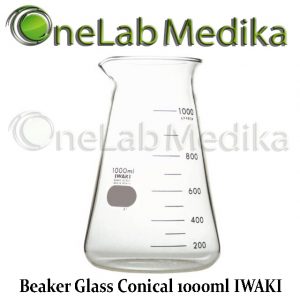 Jual Beaker Glass Conical 1000ml IWAKI murah, berkualitas tangerang selatan, ciputat, laboratorium, bintaro, glassware, pamulang, onelabmedika.com, pt. rasani karya mandiri, ptrkm.com