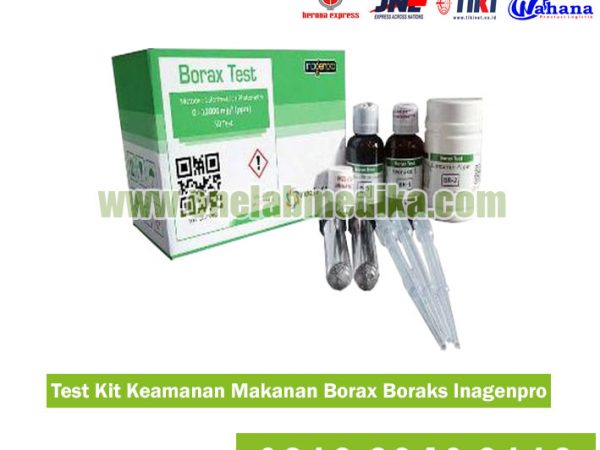 Test Kit Keamanan Makanan Borax InagenPro alat uji boraks makanan cepat dan akurat untuk laboratorium dan QA QC industri pangan