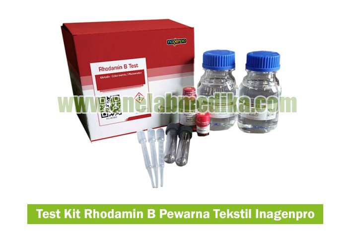 Test Kit Rhodamin B InagenPro untuk deteksi pewarna berbahaya pada makanan bergizi gratis MBG dengan hasil cepat dan akurat