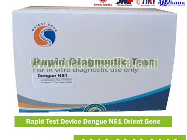 Rapid Test Dengue NS1 Orient Gene — alat uji cepat untuk identifikasi dini infeksi demam berdarah dengue (DBD) secara akurat di laboratorium klinik, rumah sakit, dan pemeriksaan MCU.