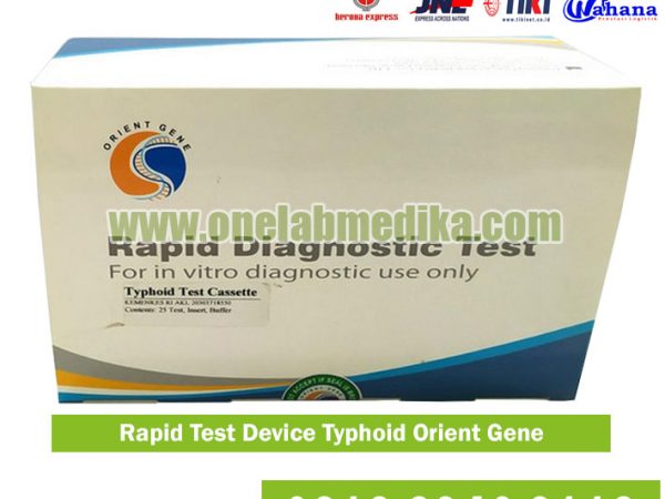 Rapid Test Device Typhoid AllCheck – alat tes cepat diagnosis demam tifoid (tifus) akurat untuk laboratorium, rumah sakit, puskesmas, dan layanan MCU.