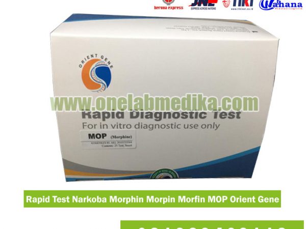 Rapid Test Strip Urine Uji Narkoba Morphine MOP Morfin Morpin Orient Gene Akurat Harga Murah Standard BNN