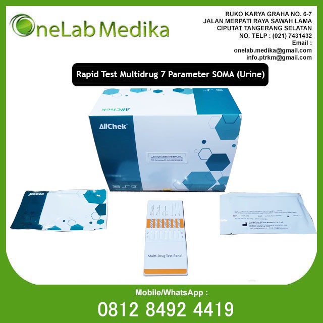 Rapid Test Narkoba Multi 7 Parameter SOMA Allchek