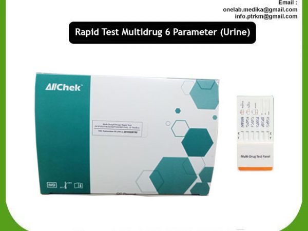 Alat tes strip narkoba Multi6 drug test 6 parameter hasil cepat akurat