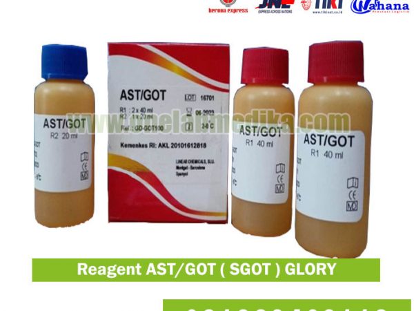 Reagent AST/GOT SGOT Merk Glory untuk pemeriksaan fungsi hati hasil akurat cepat harga murah