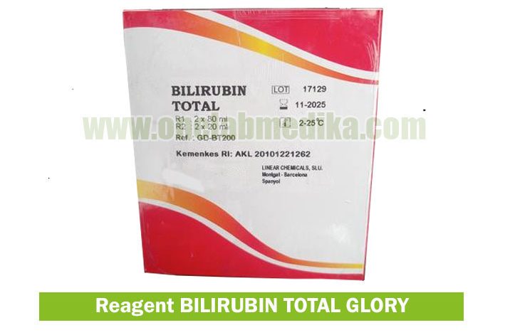 reagen laboratorium, pemeriksaan bilirubin total glory alat tes biokimia