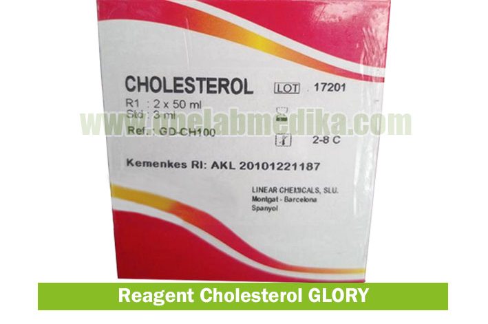 Reagent Cholesterol GLORY 100ml – Reagen Pemeriksaan Kolesterol Akurat dan Stabil untuk Laboratorium Klinik