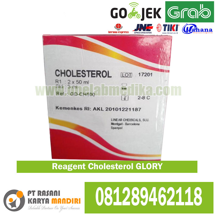 Reagent Cholesterol GLORY 100ml – Reagen Pemeriksaan Kolesterol Akurat dan Stabil untuk Laboratorium Klinik