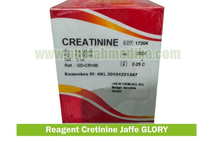 Reagent Creatinine Jaffe GLORY original untuk pemeriksaan kreatinin akurat dan terpercaya di laboratorium