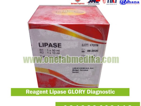 Reagent Lipase Glory Diagnostic original untuk pemeriksaan enzim lipase di laboratorium