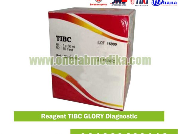 Reagen TIBC Glory Diagnostic original untuk pemeriksaan zat besi darah laboratorium klinik Jual Reagen TIBC Glory Diagnostic bergaransi resmi harga terbaik Produk Reagen TIBC Glory Diagnostic untuk tes kapasitas total pengikatan zat besi (TIBC) darah Distributor resmi Reagen TIBC Glory Diagnostic untuk laboratorium dan rumah sakit Reagen TIBC Glory Diagnostic kualitas terbaik untuk pemeriksaan biokimia klinik