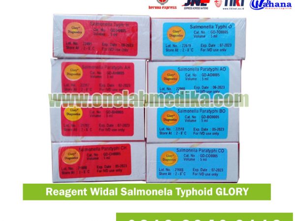 Reagent Widal Salmonella Typhoid GLORY Diagnostic original untuk pemeriksaan serologi tifoid laboratorium medis