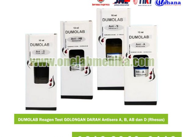 DUMOLAB Reagen Test Golongan Darah Antisera A B AB D Rhesus – Reagen ABO Rhesus untuk Klinik Laboratorium Rumah Sakit Akurat