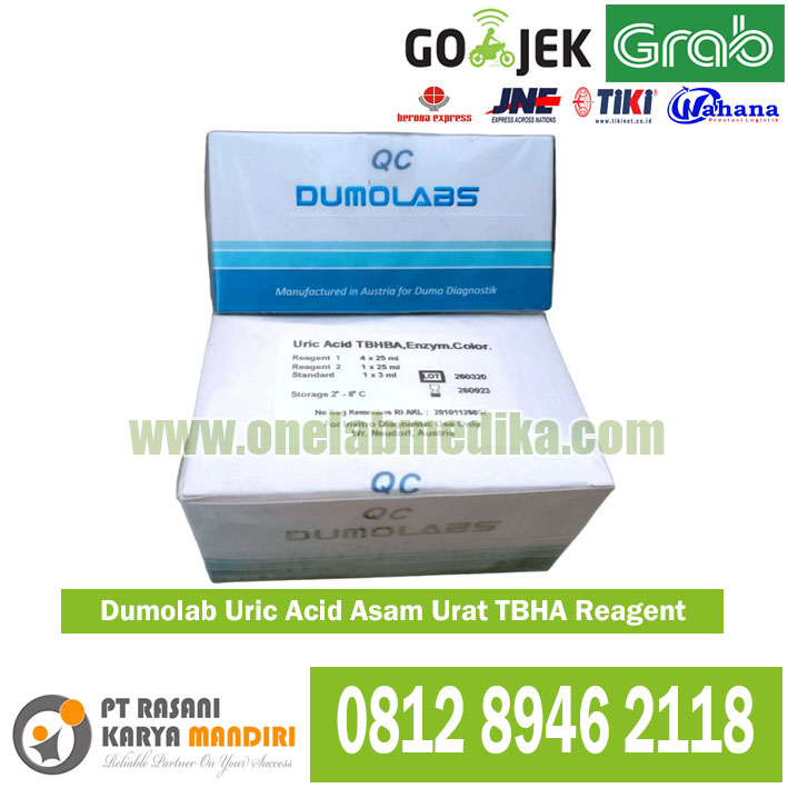 Dumolab Uric Acid Asam Urat TBHA Reagent untuk Pemeriksaan Kadar Asam Urat Laboratorium Klinis
