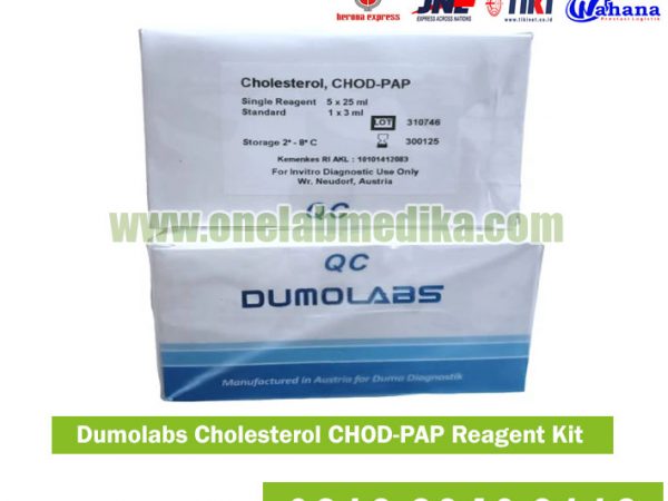 Dumolabs Cholesterol CHOD-PAP Reagent Kit untuk pemeriksaan kolesterol akurat pada analyzer laboratorium klinik