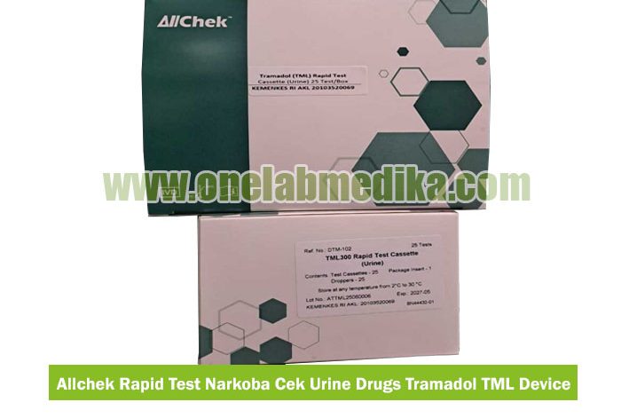 Rapid test tramadol urine Allchek device isi 25 alat tes narkoba skrining tramadol