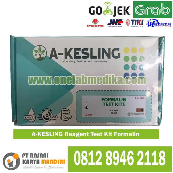 Alat test formalin A-KESLING untuk cek makanan bergizi gratis MBG