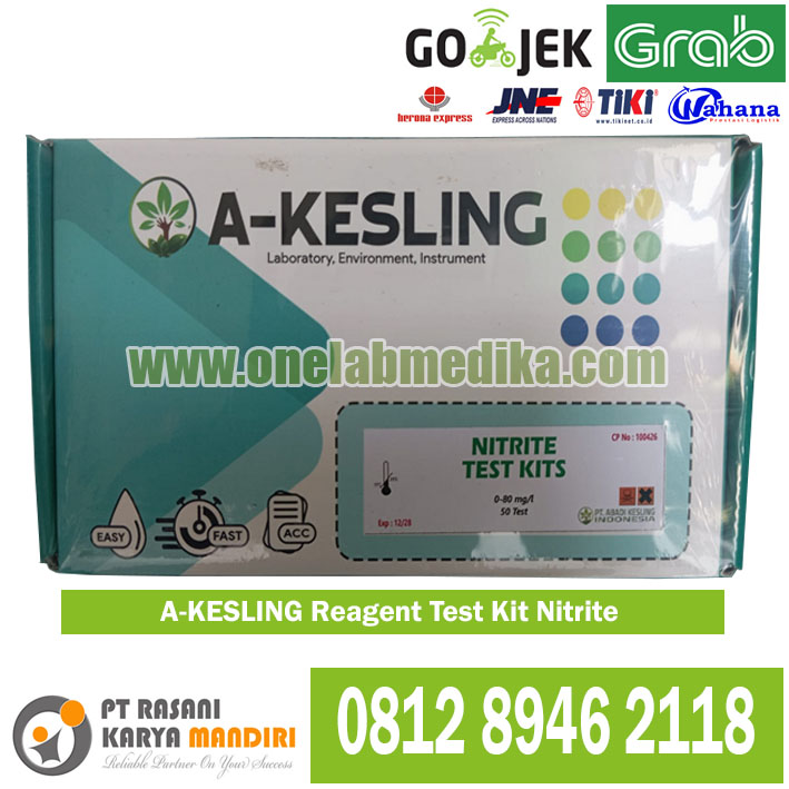 A-KESLING test kit nitrite alat uji nitrit makanan bergizi gratis untuk deteksi cepat keamanan pangan akurat dan praktis