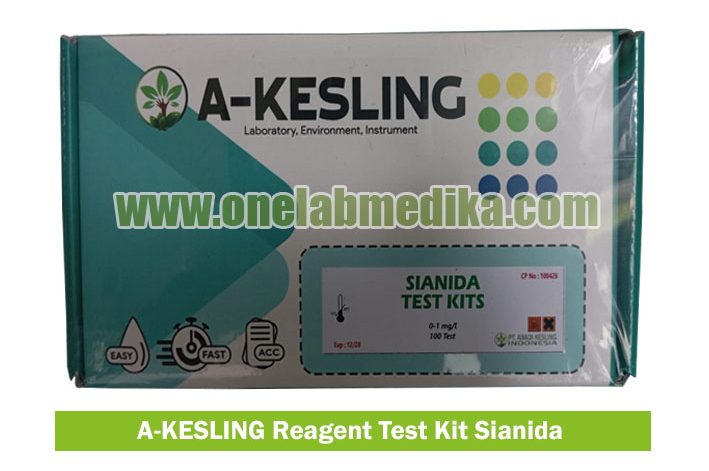 test kit sianida A-KESLING untuk deteksi racun makanan MBG dan minuman secara cepat akurat dan praktis