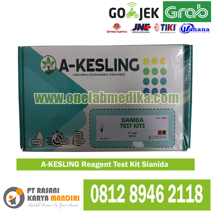 test kit sianida A-KESLING untuk deteksi racun makanan MBG dan minuman secara cepat akurat dan praktis