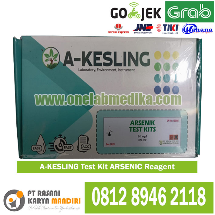 test kit arsenic A-KESLING untuk uji arsenik makanan bergizi gratis MBG dan air minum secara cepat dan akurat