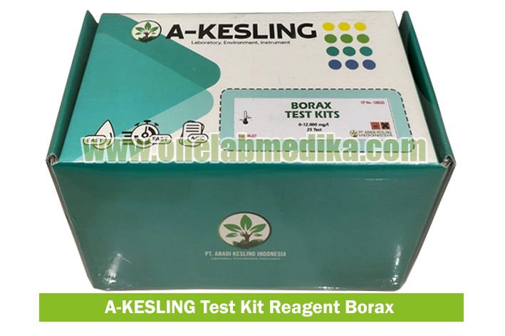 test kit boraks A-KESLING untuk deteksi borax pada makanan MBG secara cepat akurat dan praktis