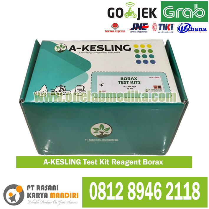test kit boraks A-KESLING untuk deteksi borax pada makanan MBG secara cepat akurat dan praktis