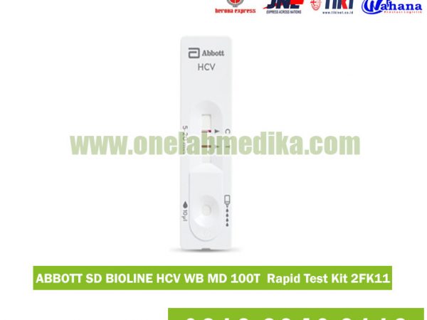 ABBOTT SD BIOLINE HCV WB MD 100T 2FK11 rapid test hepatitis C akurat alat tes HCV untuk klinik dan laboratorium medis
