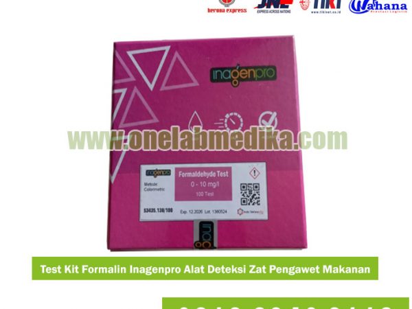 Test kit formalin InagenPro untuk deteksi formaldehida Zat pengawet berbahaya pada makanan secara cepat, akurat, dan praktis sebagai alat uji formalin keamanan pangan