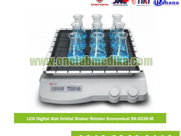 LCD Digital Orbital Shaker Rotator Economical SK-0330-M untuk mixing sampel laboratorium dengan putaran stabil dan presisi tinggi