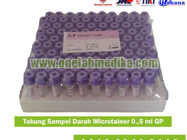 tabung Microtainer EDTA K3 0,5 ml untuk sampel darah kapiler laboratorium hematologi