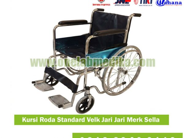 Kursi Roda Sella KY809 velg jari-jari ban mati untuk rumah sakit dan klinik.
