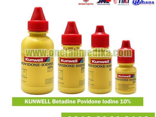 Povidone Iodine 10% KUNWELL antiseptik cair untuk membersihkan luka dan membantu mencegah infeksi
