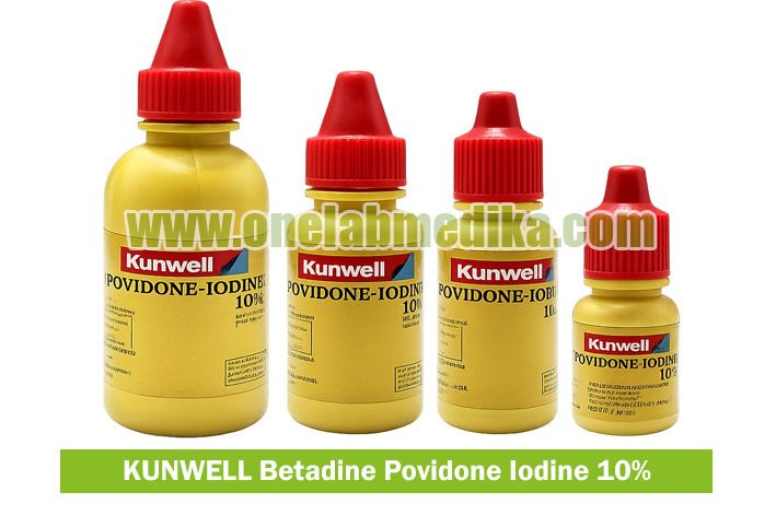 Povidone Iodine 10% KUNWELL antiseptik cair untuk membersihkan luka dan membantu mencegah infeksi