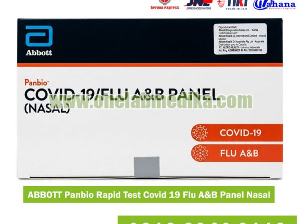 ABBOTT Panbio COVID-19 Flu A&B Panel Nasal untuk pemeriksaan antigen