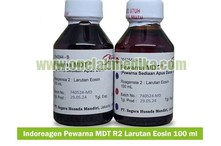 IndoReagen Pewarna MDT R2 Eosin 100 ml untuk reagen laboratorium
