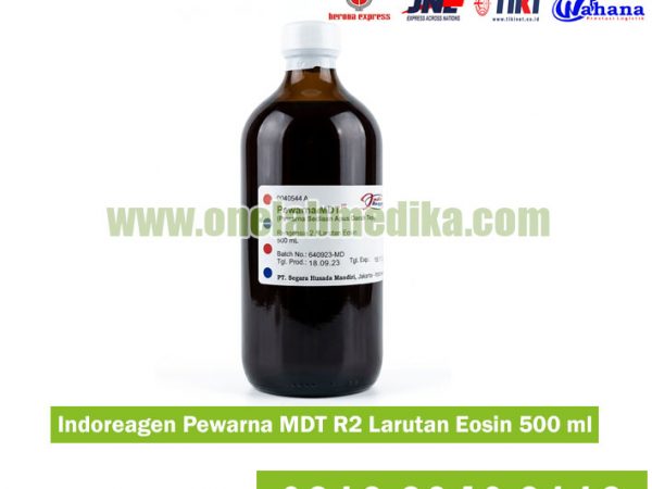 IndoReagen Pewarna MDT R2 Larutan Eosin 500 ml untuk laboratorium