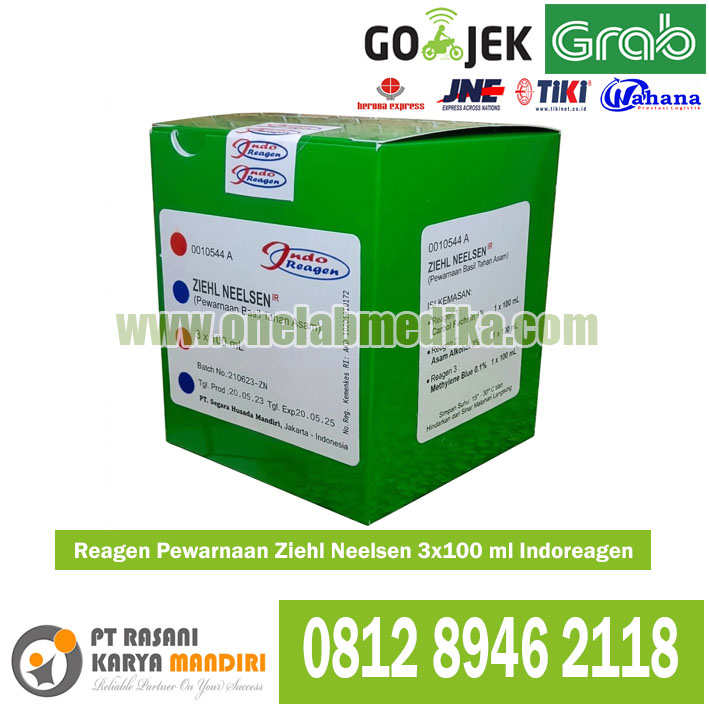 Reagen pewarnaan Ziehl Neelsen IndoReagen 3x100 ml