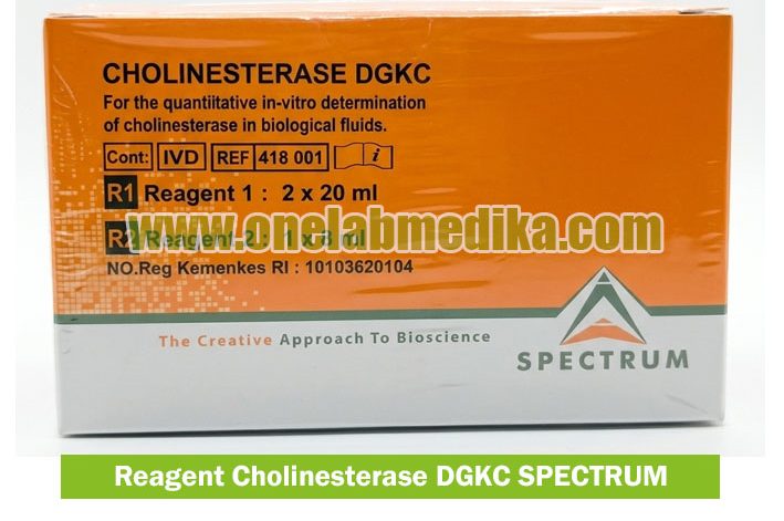 Reagent Cholinesterase DGKC SPECTRUM untuk pemeriksaan laboratorium