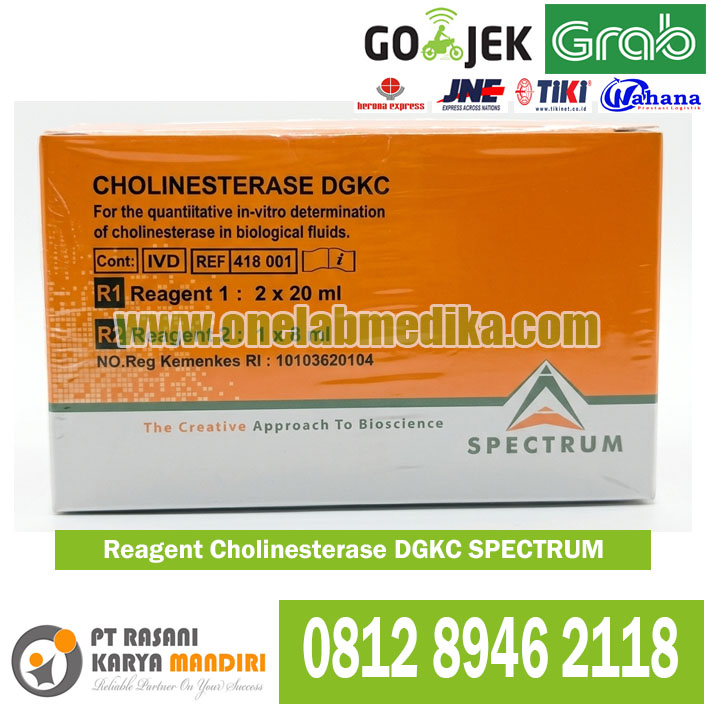 Reagent Cholinesterase DGKC SPECTRUM untuk pemeriksaan laboratorium